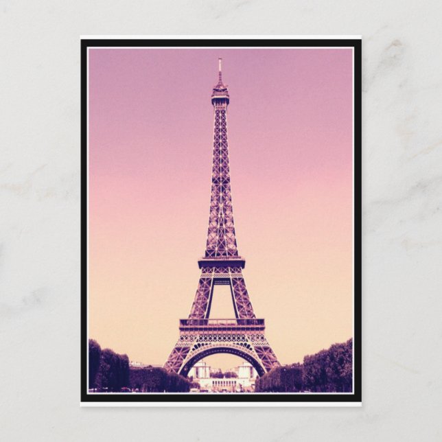 Paris - Eiffel Tower Postcard (Front)