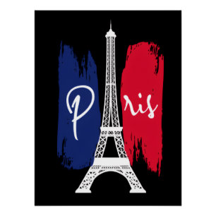 Paris Eiffel Tower  Poster
