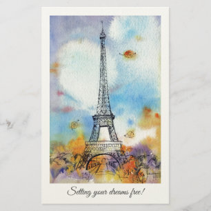 Paris. Eiffel Tower. Stationery