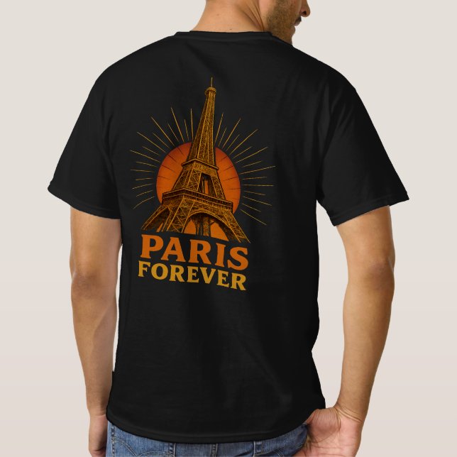 Paris – Eiffel Tower T-Shirt (Back)