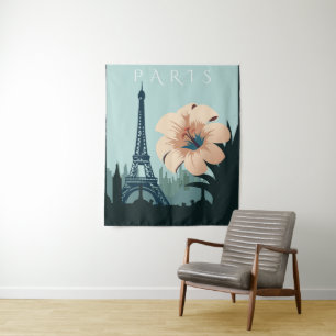 Paris Eiffel Tower Tapestry