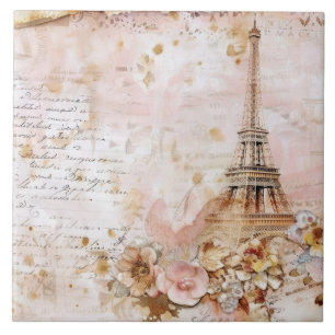 Paris Eiffel Tower Tile