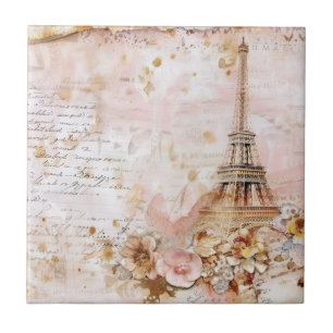 Paris Eiffel Tower Tile