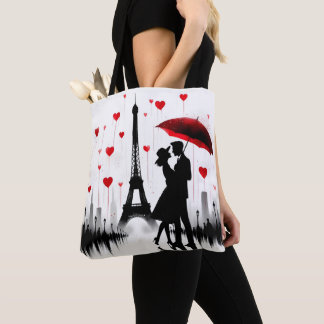 Paris Eiffel Tower Valentines  Tote Bag