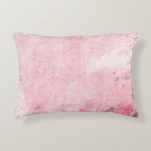 Paris eiffel tower vintage pigeons decorative cushion