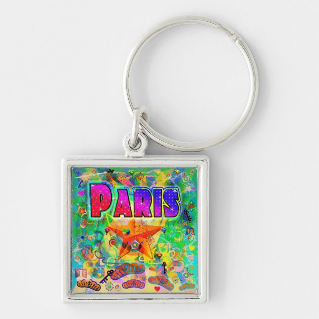 Paris Epoch Hour Keychain (Front)