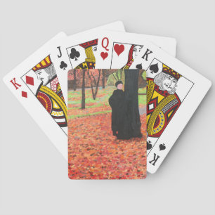 Paris Falling Leaves Cards