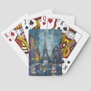 Paris Fashion Night Playing Cards
