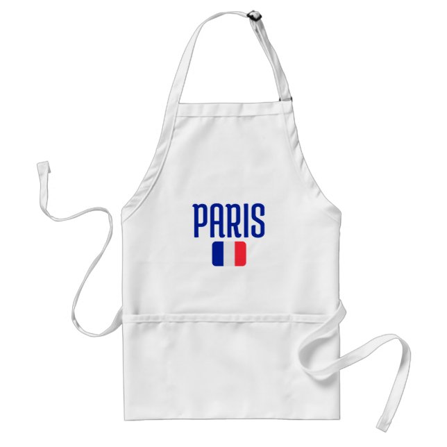 PARIS Flag France Standard Apron (Front)