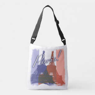 Paris Flag Tote Bag