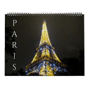 paris france 2025 large calendar