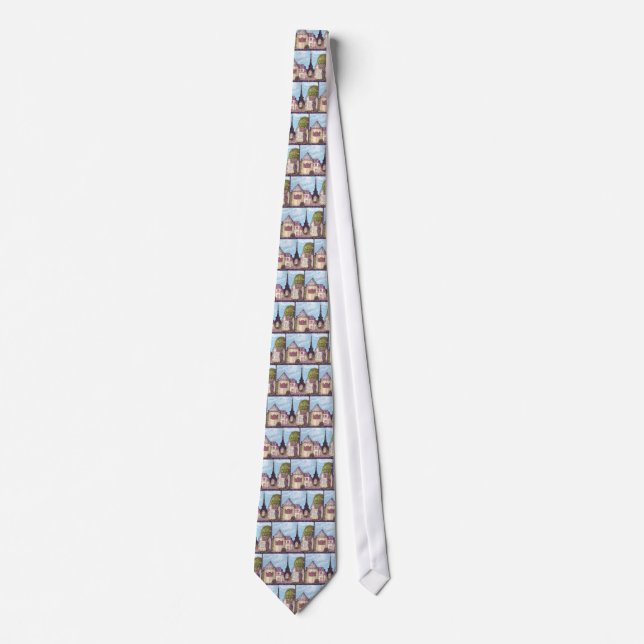 Paris France And Las Vegas, with Eiffel Tower,  In Tie (Front)