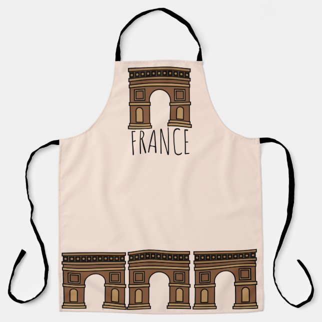 PARIS FRANCE  APRON (Front)
