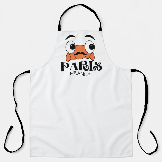 PARIS FRANCE BAGGET APRON (Front)