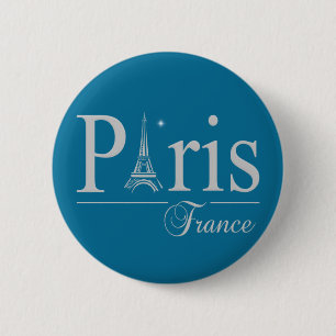 Paris France button