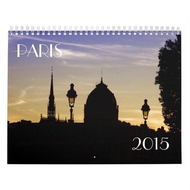 Paris, France Calendar (Cover)