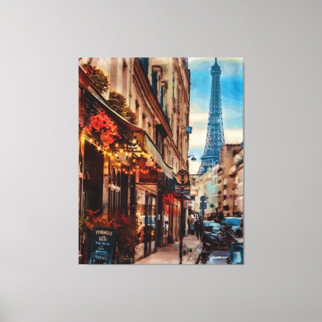 Paris France Canvas Print (Front)