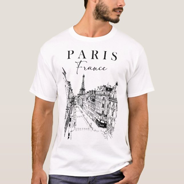 Paris France City Of Love Paris Travelling Paris I T-Shirt (Front)