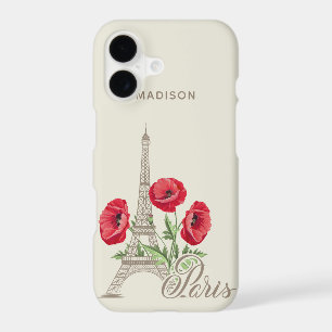 Paris France custom name phone cases