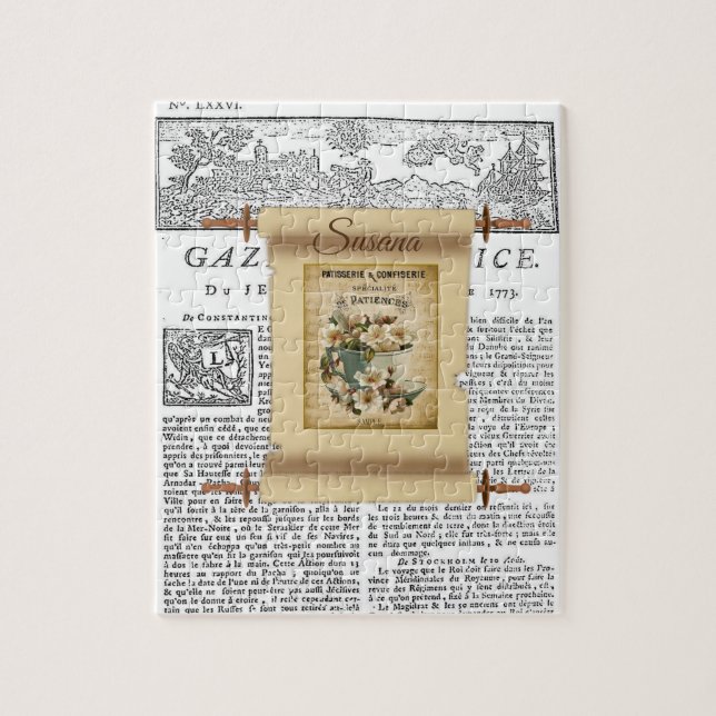 Paris France Decorative Jigsaw Puzzle (Vertical)