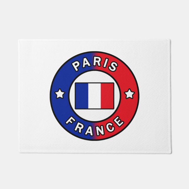 Paris France Doormat (Front)
