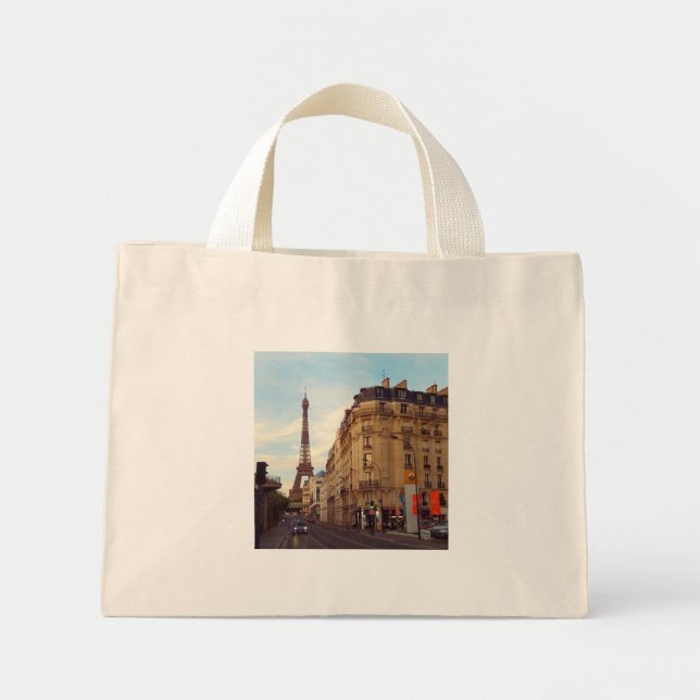 Paris. France. Eiffel flower. Mini Tote Bag (Front)