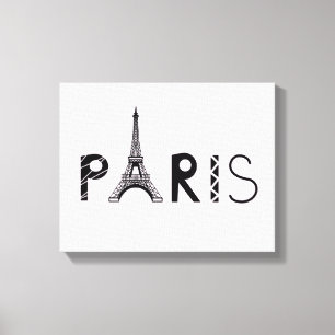 Paris, France   Eiffel Tower Canvas Print