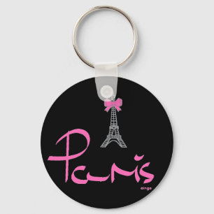 Paris,-France, Eiffel Tower, French Key Ring
