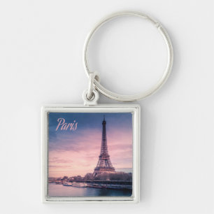 Paris France eiffel tower Key Ring
