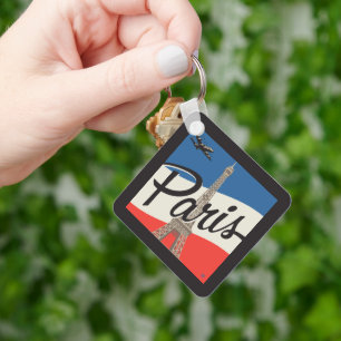 Paris France   Eiffel Tower Key Ring