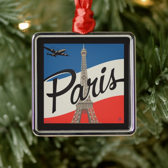 Paris France | Eiffel Tower Metal Tree Decoration (Tree)