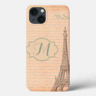 Paris France Eiffel Tower Monogram IPAD Air Case