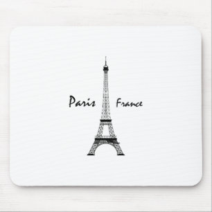 Paris France Eiffel Tower Mouse Pad
