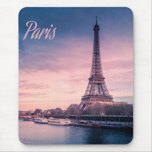 Paris France eiffel tower Mouse Pad