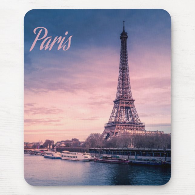 Paris France eiffel tower Mouse Pad (Front)