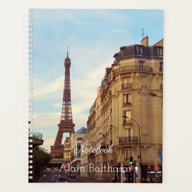 Paris. France. Eiffel  tower Planner (Front)