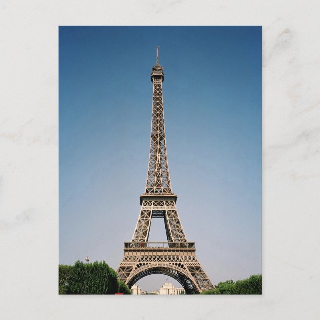 Paris France Eiffel Tower Postcard (Front)