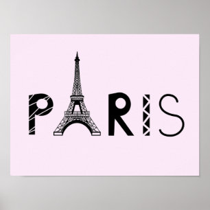 Paris, France   Eiffel Tower Poster
