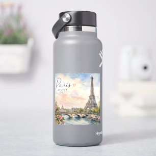 Paris France Eiffel Tower river seine