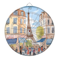 Paris France Eiffel Tower | Watercolor Travel