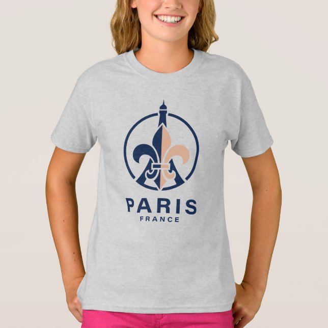 Paris France Europe T-Shirt (Front)
