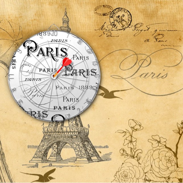 Paris France Gifts and Souvenirs Dartboard (Creator Uploaded)