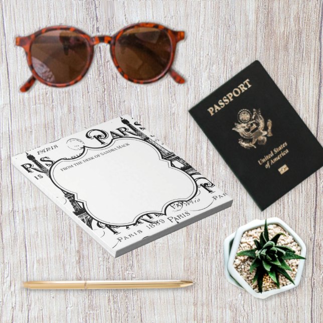 Paris France Gifts and Souvenirs Notepad (Creator Uploaded)