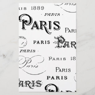 Paris France Gifts and Souvenirs Stationery