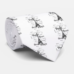 Paris France Gifts and Souvenirs Tie