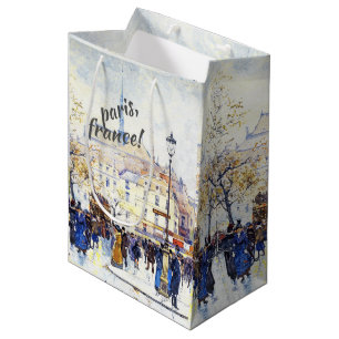 Paris France Impressionism City Streets Gift Bag