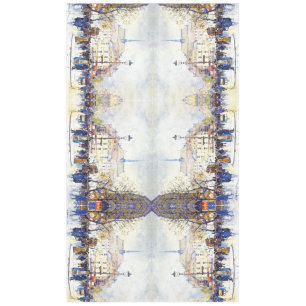Paris France Impressionism Street Scene Tablecloth