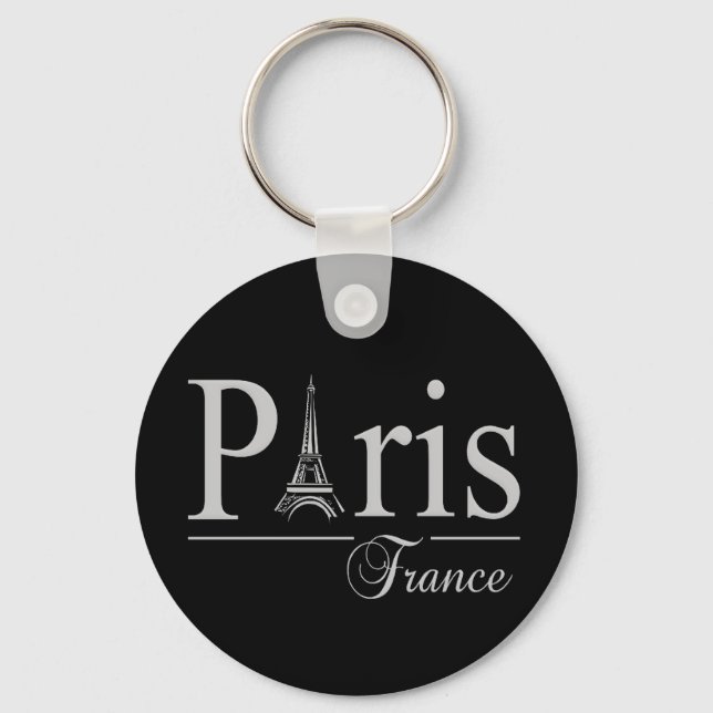 Paris France key chain (Front)