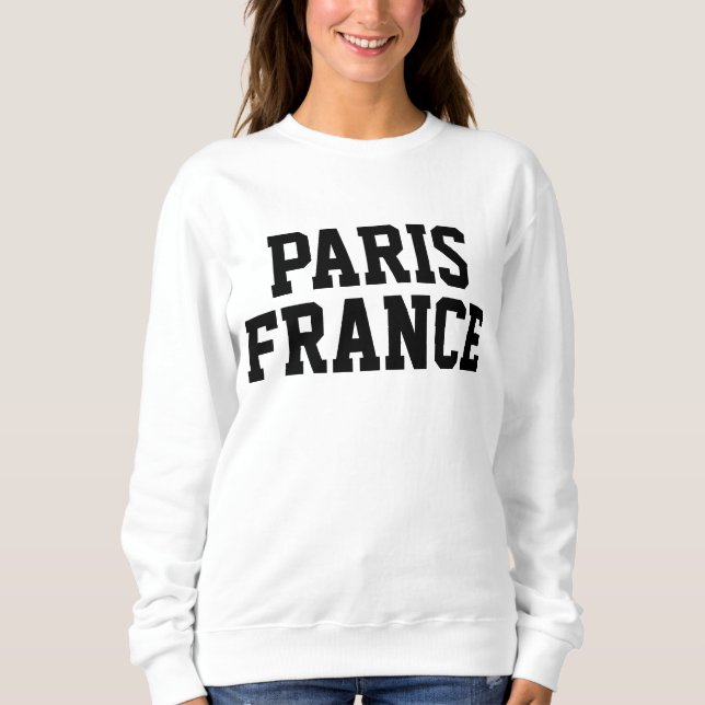 Paris France Ladies Sweater (Front)