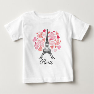 Paris, France Love Baby T-Shirt